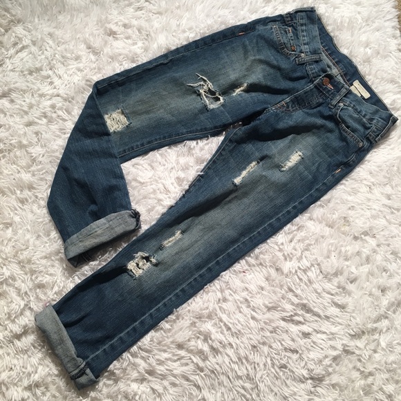 H & M Ripped Boyfriend Jeans - Picture 2 of 8